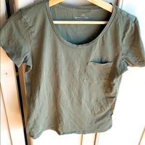 JCrew Army Green T shirt